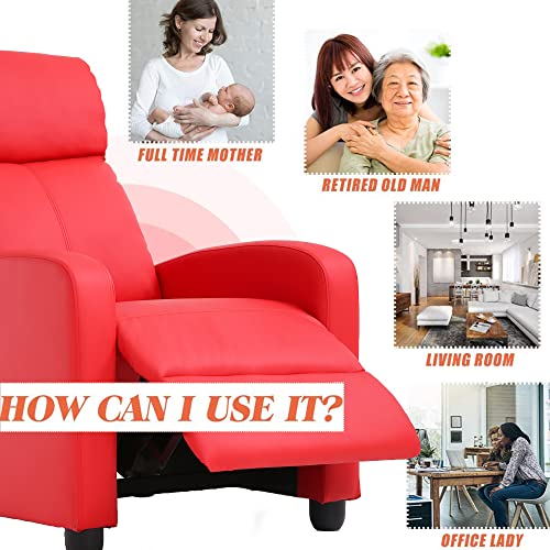image for FDW Recliner Chair for Living Room Recliner Sofa Winback Chair Reading