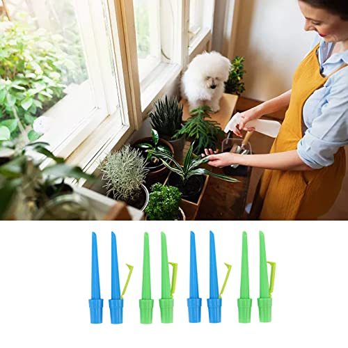 Dispositivos de Irrigação de Plantas 8PCS, Espigões de Irrigação Automática Com Suporte Anti-inclina