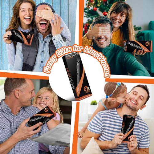 Image of Fathers Day Dad Gifts for Husband from Wife, Tool Presents for boyfriend Men, 9 in 1 Multi Tool Pen, Fathers Day Birthday Christmas Stocking Stuffers for Men Grandpa Him