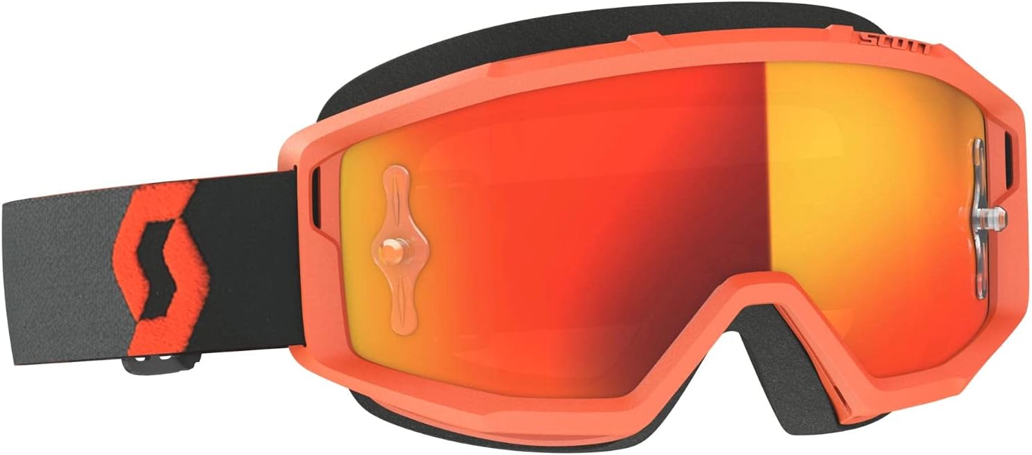 SCOTT Primal MX Offroad Goggles Orange/Black w/Orange Chrome Lens