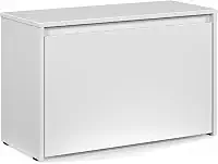 Sapateira Articulada Safira Com Porta Basculante Charme (Branco)