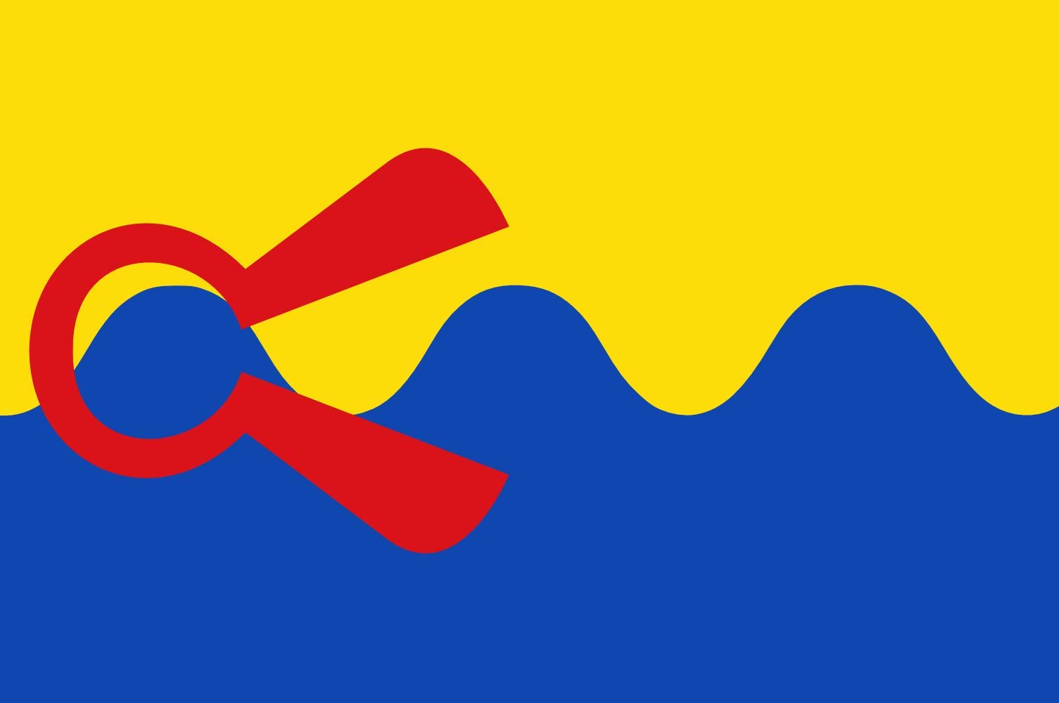 Drapeau Oeffelt vlag grand format pour pavoiser votre jardin ou maison