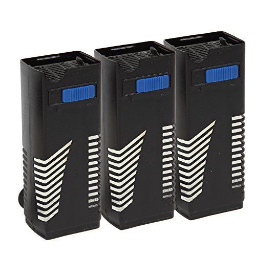 Koller Products Filter Cartridge Pre-Assembled fits Tom Mini Power Filter (TM1250), 3-Pack