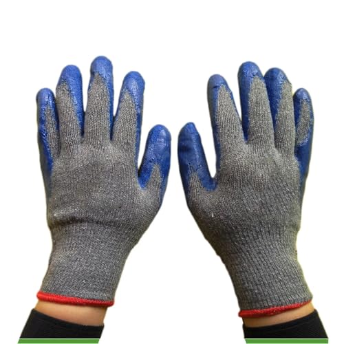 Guantes anticortes de algodón para trabajo industrial y construcción 3