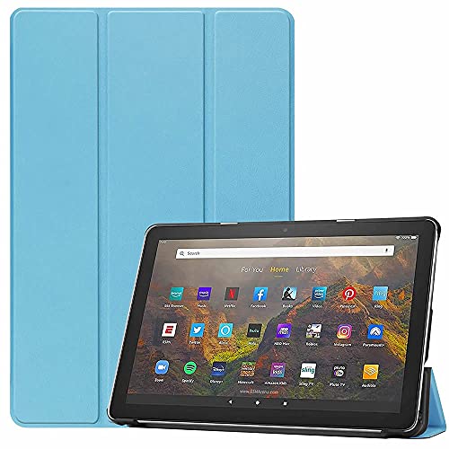 Amazon Fire HD 10 2021/Fire HD 10 Plus 2021 �P�[�X �}�O�l�b�g�J�� �X�^���h�@�\�t�� �O�� �J�o�[ ���^ �y�ʌ^ �X�^���h�@�\ Amazon Fire HD 10 2021 PU���U�[�P�[�X �蒠�P�[�X (�X