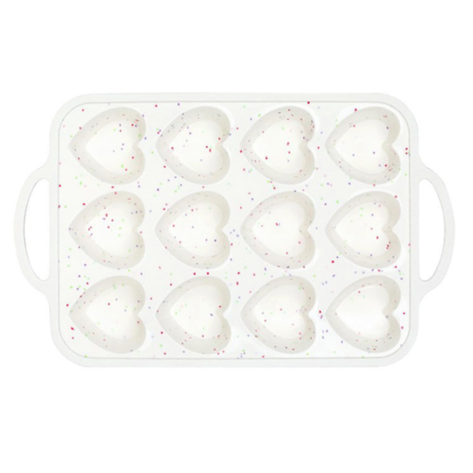 Molde de silicona con forma de corazón SHINEOFI para detalles y postres especiales