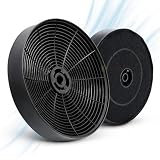NAMAI - Filtro Cappa Cucina Carboni Attivi, Ø 173 mm e 35 mm Altezza, Compatibile con Vari Modelli di Cappe Aspiranti, Antiodore e Duraturo, Facile da Installare (1 Pezzo)