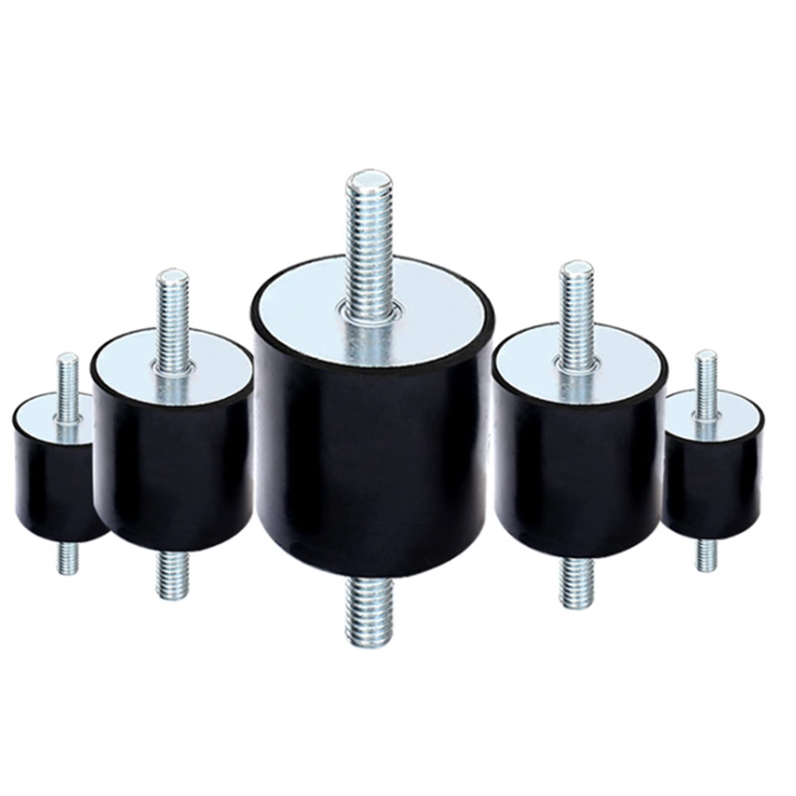 Rosca Anti Vibración Montaje De Goma, 1 soporte aislador de goma antivibración, pernos M10 x 36 mm for compresores de aire, motores de garaje, pernos amortiguadores de motores diésel(M10 60 X30mm)