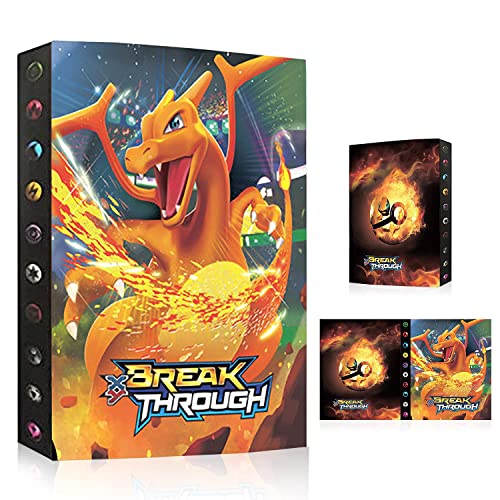 Classeur Carte Pokemon, Porte-Carte Pokemon 240 Cartes, Rangement Carte Pokemon Gx et Vmax, Cadeau Ideal Pour Les Petits Collectionneurs - DRACAUFEU