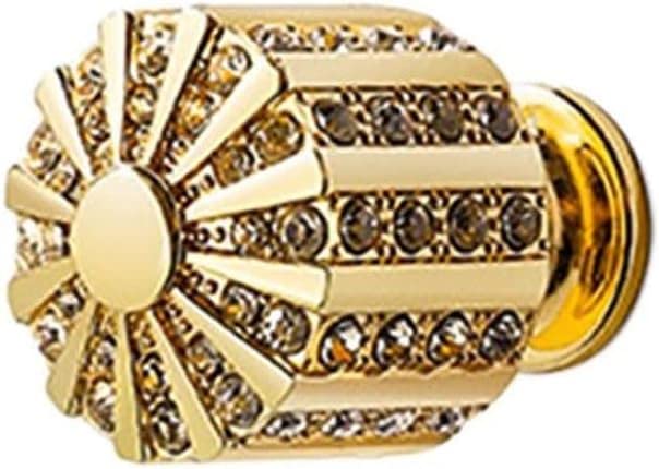 Boutons cristal diamant et serrure de porte monotrou pour armoire