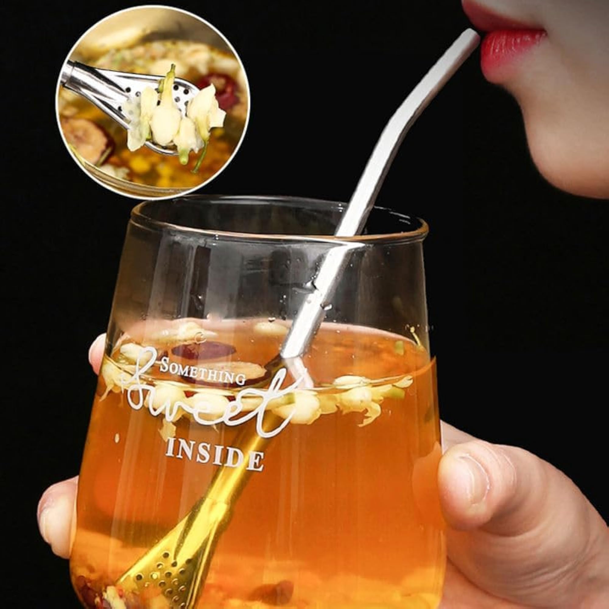 2 in 1 Stainless Steel Tea Filter Spoon