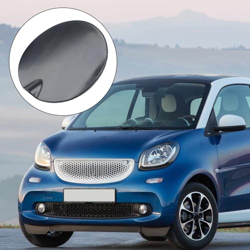 Tapa de puerta de combustible negra para Smart Fortwo 2008-2015 OEM 8