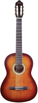 Valencia VC204CSB Klasik Gitar 4/4, Mat Sunburst, Sitka Spruce Kapak, K l f ve Pena Dahil