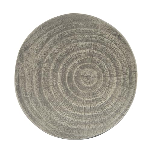 Merax MGO Hollow Side Table with Wood Grain Texture, 16.75" Accent End Table, Indoor Outdoor Side Table for Living Room, Bedroom & Patio, No Assembly Required (Grey) by Merax - Used condition - Image 8