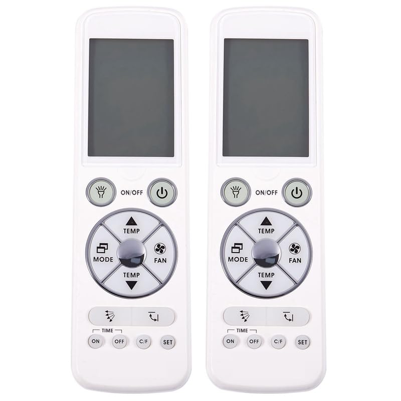 2 uds con luz Trasera Gran Monitor Controlador Universal Aire Acondicionado Aire Acondicionado Control Remoto K-1060E
