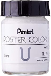 Gouache 30 ml Pentel Avulso WHITE 29