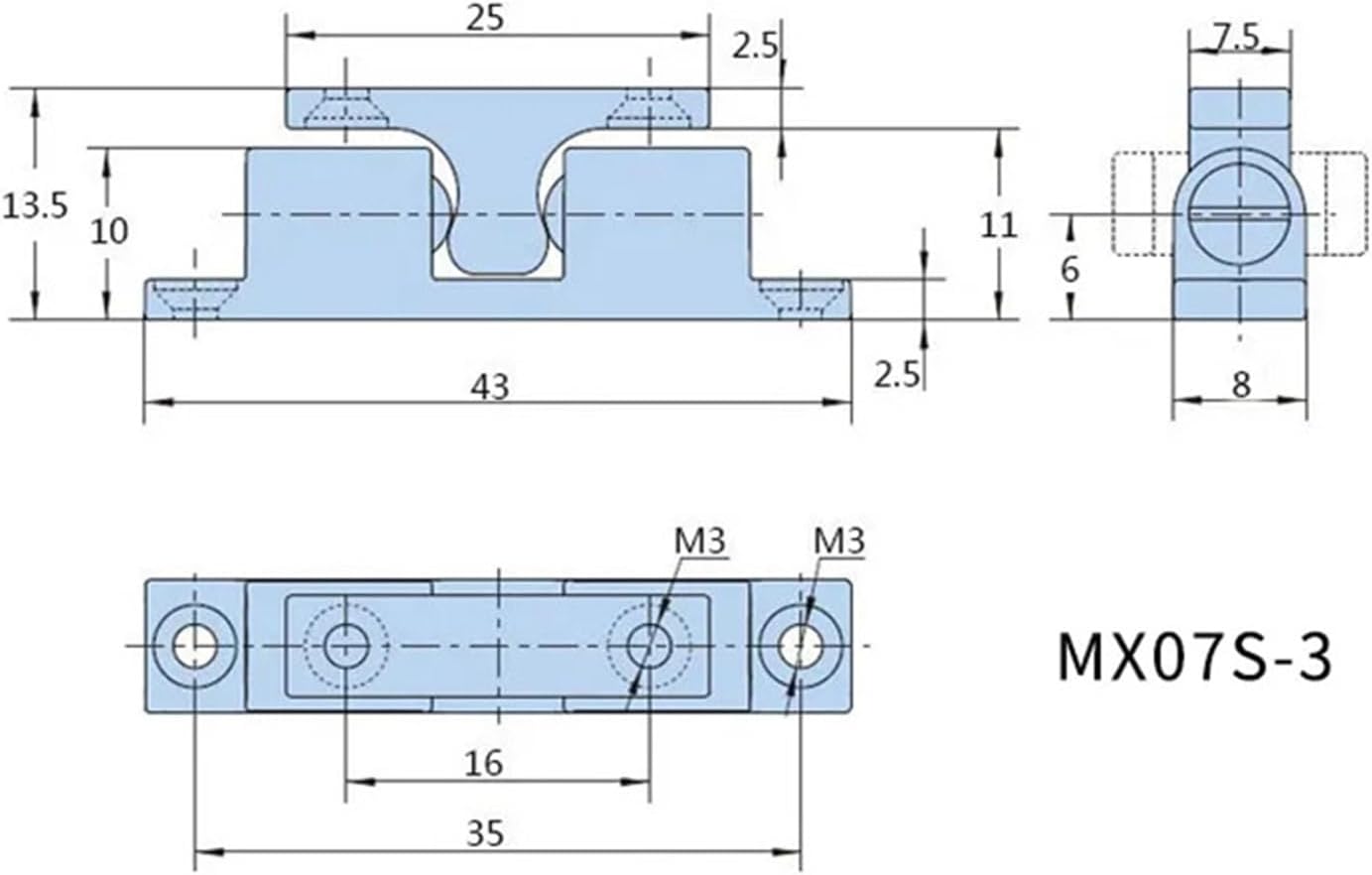 Stainless Steel 304 Toggle Draw Latch 1Pcs(MX07S-3)