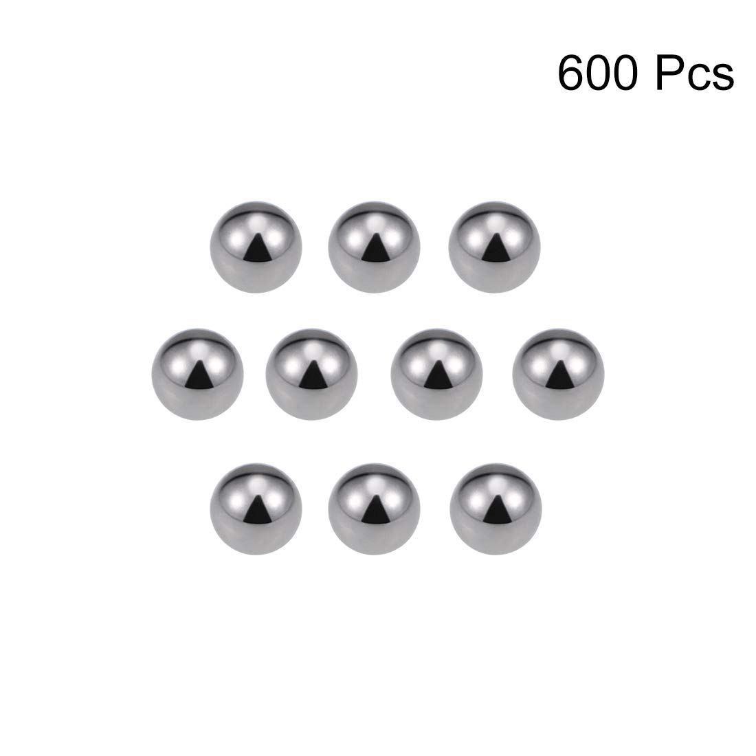 600 Billes Acier Carbone 4.5mm - Billes De Précision Pour Roulements