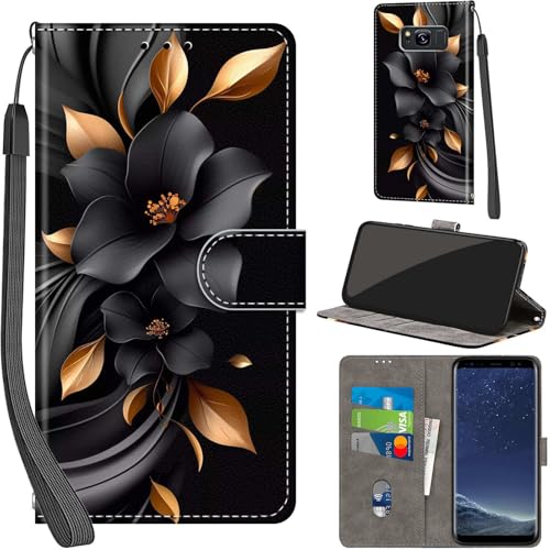 [Modelli compatibili] solo compatibile con Samsung Galaxy S8. Conferma il tuo modello di telefono cellulare prima di acquistare. Il pacchetto include: Flip Cover * 1, Corda sospesa * 1.