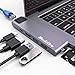 Produktbild USB C Hub MacBook Pro Adapter MacBook Pro 2018/2017/2016 13''&15''/MacBook Air 2018 mit Ethernet, 4K HDMI, 2*USB 3.0, SD/Micro SD Kartenleser, 61W/87W PD