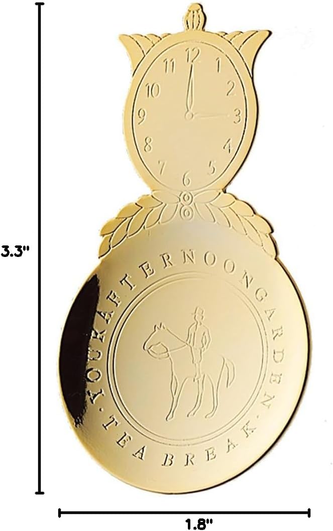 Takamura Metal England Tea Measure Gold