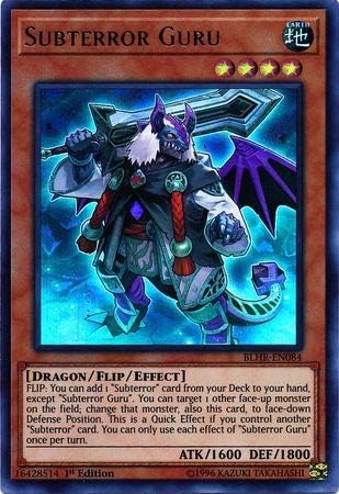 Yu-Gi-Oh! - Subterror Guru - BLHR-EN084 - Ultra Raro - 1 Edición - Battles of Legend Hero's Revenge