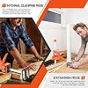 Labor Saving Arm Jack Handle 2 Pack,15 in Construction Jack,Multifunctional Furniture Jack for Installing Cabinets and Wall Tile Height Adjuster Handheld Lifter Tool, Load 400LBS, Orange
