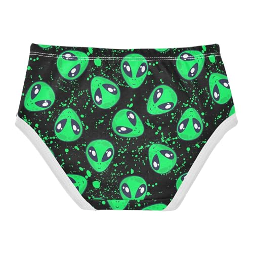 Girls Underwear Soft Cotton Alien Kids Panties in Sizes 2/3t, 4t, 5t, 6 and 82