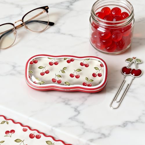 Image of Glasses Case Hard Shell, Clear Eyeglass Case, Cute Holder for Sunglasses and Reading Glasses
