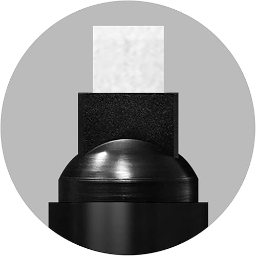 Miniatura 2 de Carmel Rotulador de pintura acrílica de punta ancha (verde claro), paquete de 1, pintura permanente a base de agua para papel, cartón, lienzo,