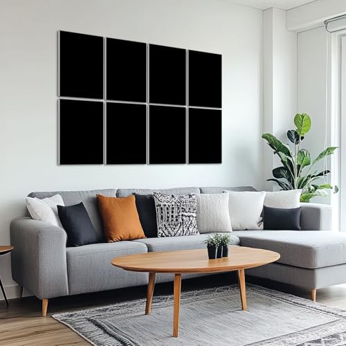 8 Pack Art Acoustic Panels Paneles Acústicos Decorativos Absorbentes de Sonido Autoadhesivos 48"x32" miniatura 6