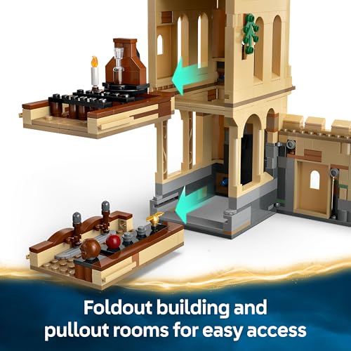 LEGO Harry Potter Hogwarts Castle: Flying Lessons Set with 6 Collectible Minifigures incl. Draco Malfoy & Professor McGonagall, Role Play Toy for Wizarding World Fans, 9+ Year Old Boys & Girls, 76447 - Image 2