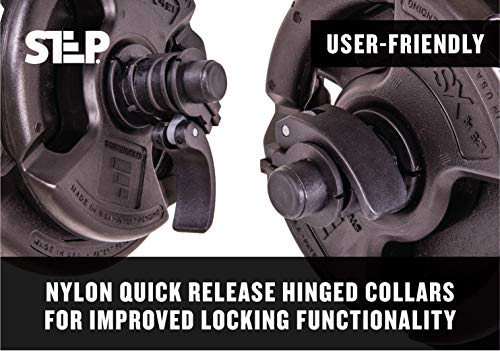 The Step Fitness Adjustable Dumbbell Set, 35 Lbs With Dumbbell Bars, Collars, And Weights #TOP3