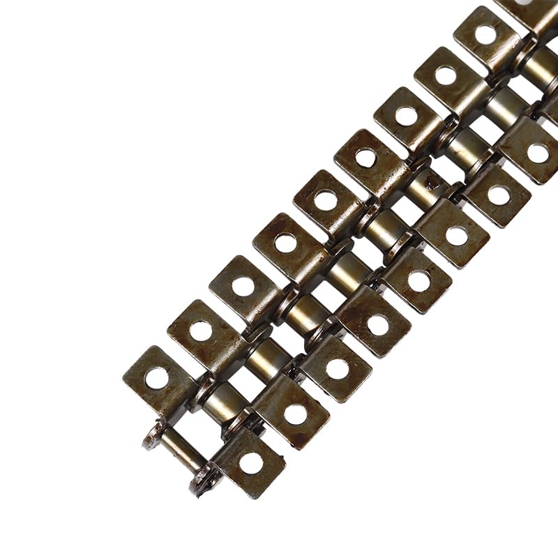 Cadena de transmisión rodillos 08B con placa flexión 1,5 metros y piñón cadena industrial 10 a 20 dientes
