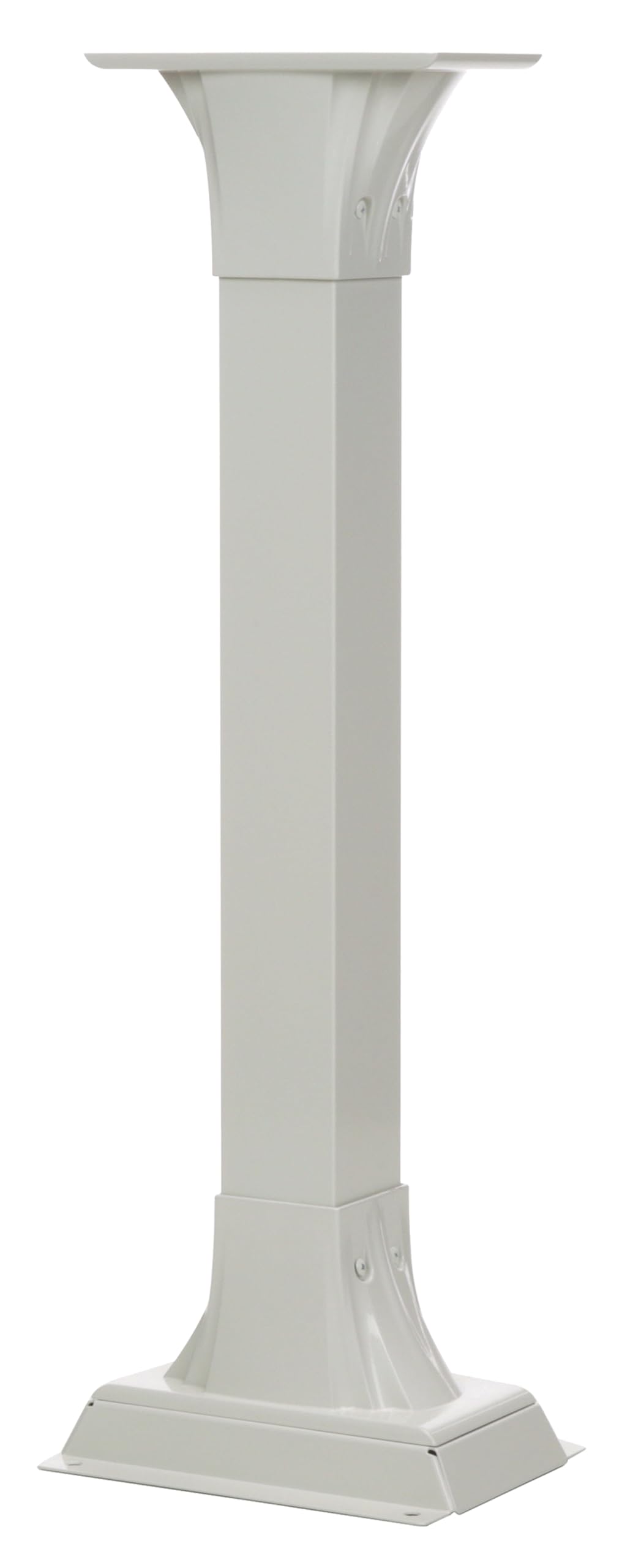 Architectural Mailboxes Callaway Aluminum Mailbox Post, Compatibility Code A, B, C, D, CP00WAM, White