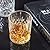 KANARS Bourbon Whiskey Glass Set of 6 - Unique Crystal Rocks Glasses for Scotch, Vodka, Cognac and Irish Whisky - Heavy Lowball Tumbler 10 Oz - Gift for Men Dad Brother Adult