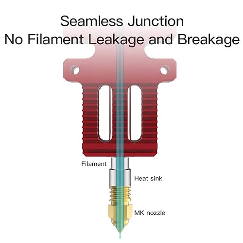 Miniatura 5 de Creality Original 12pcs Ender 3 Series 0.016 in MK Boquillas, para boquilla extrusora Sprite, Ender 3 S1ProEnder 3V2ProMaxCR-6 SEMAX Boquilla, para