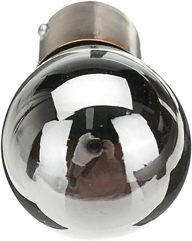 10Pcs BAU15S 581 Stop Lamp PY21W Car Indicator Light 21W Turn Signal Chrome Plated Amber Bulbs 12V