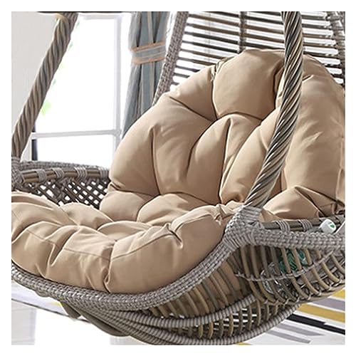 Coussin pour chaise suspendue kaki idéal pour votre jardin et salon