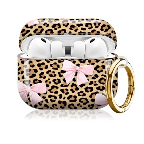 KLLRO RUO�P�[�X AirPod Pro 3����Ή� ���킢�� �t���v���e�N�V���� �n�[�h�J�o�[ �L�[�`�F�[���t�� ���f�B�[�X �K�[���Y �ϏՌ��P�[�X Airpod Pro ��3���� 2025�p (�q���E���s���N�̃��{��)