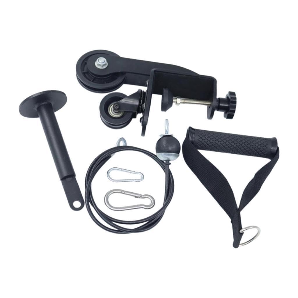 Sangle de bras de fer et poulie de musculation, accessoires pour un équipement de fitness polyvalent à domicile : musculation des biceps, entraînement des -bras, etc.