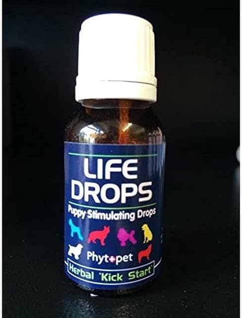Phytopet Life Drops | 100% Natural Herbal Remedy | Stimulating Drops For Failing Puppies, Kittens, Birds, Foal, Pets | Herbal Kick Start | 10ml |