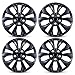 OPKOURE Universal 17 Inch Hub caps Wheel Covers for Cars, Set of 4 Fits Most Cars Hubcaps 17