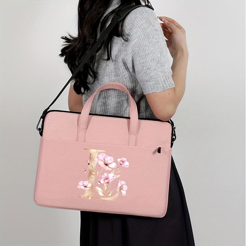 Computer Bag For Men & Women, With Initial Laptop Bag,14/15inches Messenger bag For Office、Business、Travel、School