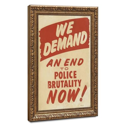 Poster Civil Rights décoration murale vintage salon et bureau avec toile suspendue 30x45 cm