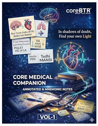 Image of Core Btr 3.0 Computer Typed Annotated Notes All-3 Books With Btr 3.0 Integrated System Part Digital Colour Notes With Spiral Binding 2026-2027