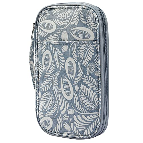 Coopay Crochet Hook Case Organizer Storage Bag With Handle, Cute Crochet Hook Organizer Portable Travel Knitting Needle Case For Crochet Hooks, Knitting Needles (Up To 11''), Knitting Crochet Supplies #TOP6