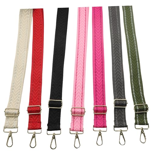 Crossbody Straps for Purses Gold Hardware Purse Strap Wide Shoulder Strap Adjustable Replacement,Retro Jacquard Embroidery for Shoulder Bags by LVYOUME - Image 5