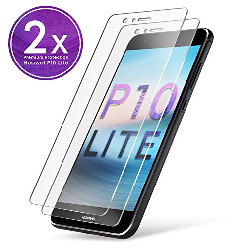 UTECTION 2X Protector de Pantalla para Huawei P10 Lite - Vidrio Templado...