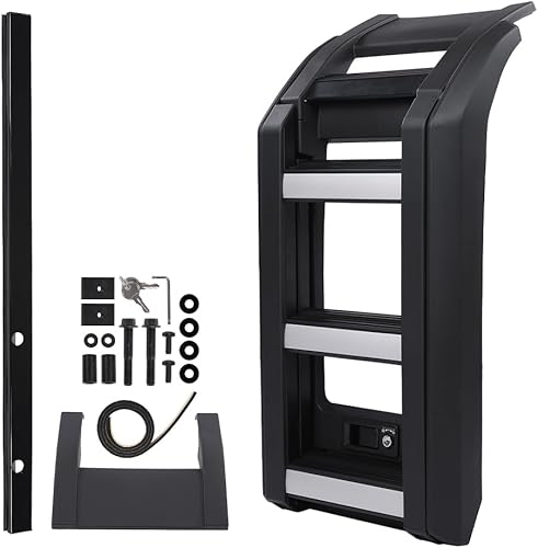 GRAND ORANGE Escalera de acceso lateral para portaequipajes lateral compatible con Land Rover Defender 110 2020-2023compatible con Land Rover